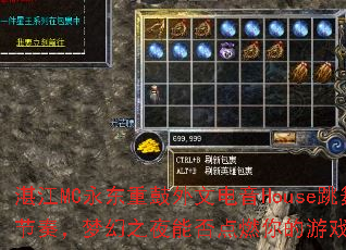 湛江MC永东重鼓外文电音House跳舞节奏,梦幻之夜能否点燃你的游戏战场? 湛江MC永东重鼓外文电音House跳舞节奏,梦幻之夜能否点燃你的游戏战场?