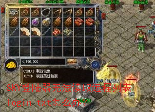 SKY��½���޷���ȡԶ���б�login.txt��ô�죿