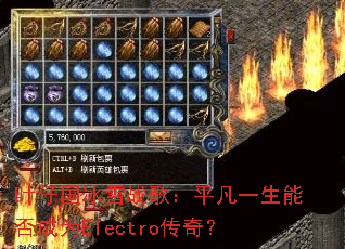 Ҷ�й���ѩս�裺ƽ��һ���ܷ��ΪElectro���棿