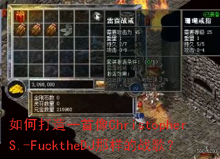 ��δ���һ����ChristopherS.-FucktheDJ������ս�裿