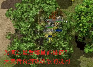 为何到最后哪里都是痛?大美传奇游戏战歌的疑问 为何到最后哪里都是痛?大美传奇游戏战歌的疑问
