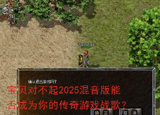 宝贝对不起2025混音版能否成为你的传奇游戏战歌? 宝贝对不起2025混音版能否成为你的传奇游戏战歌?